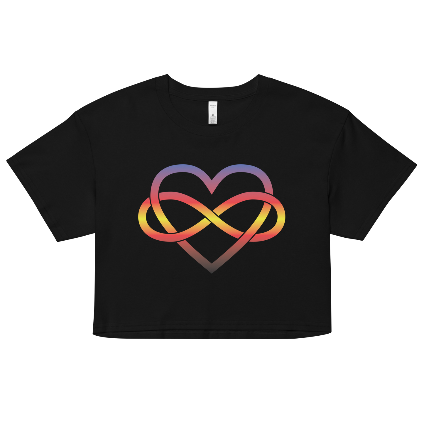 Polyamory Infinity Heart - Polyamory Women’s crop top