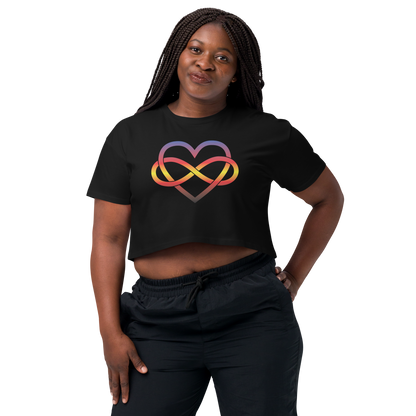 Polyamory Infinity Heart - Polyamory Women’s crop top