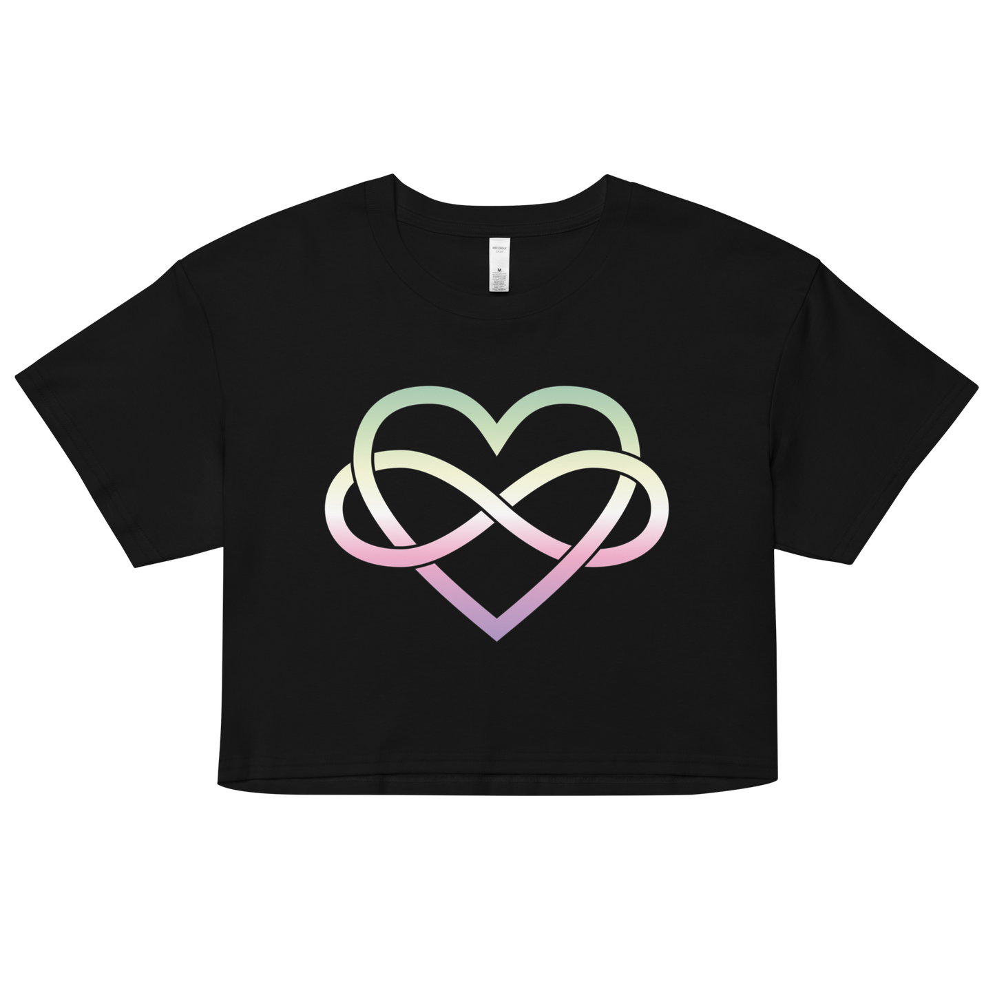 Polyamory Infinity Heart - Genderfae Women’s crop top