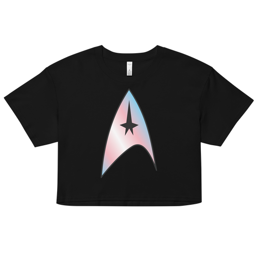 Starfleet Insignia - Trans Pride Women’s crop top