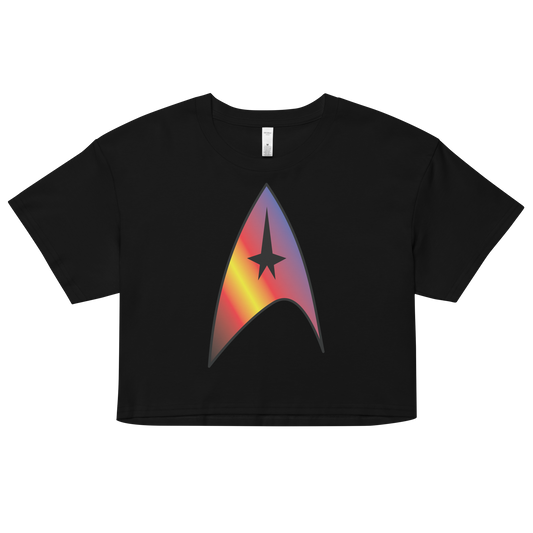 Starfleet Insignia - Polyamory Pride Women’s crop top