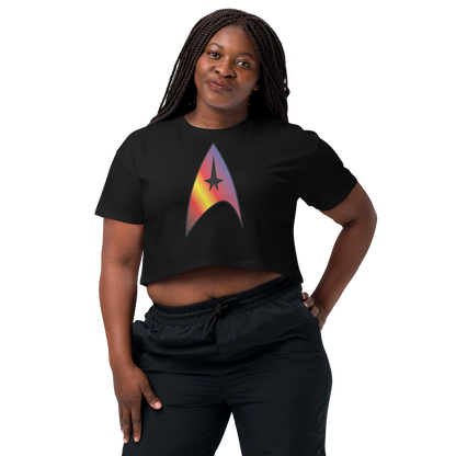 Starfleet Insignia - Polyamory Pride Women’s crop top