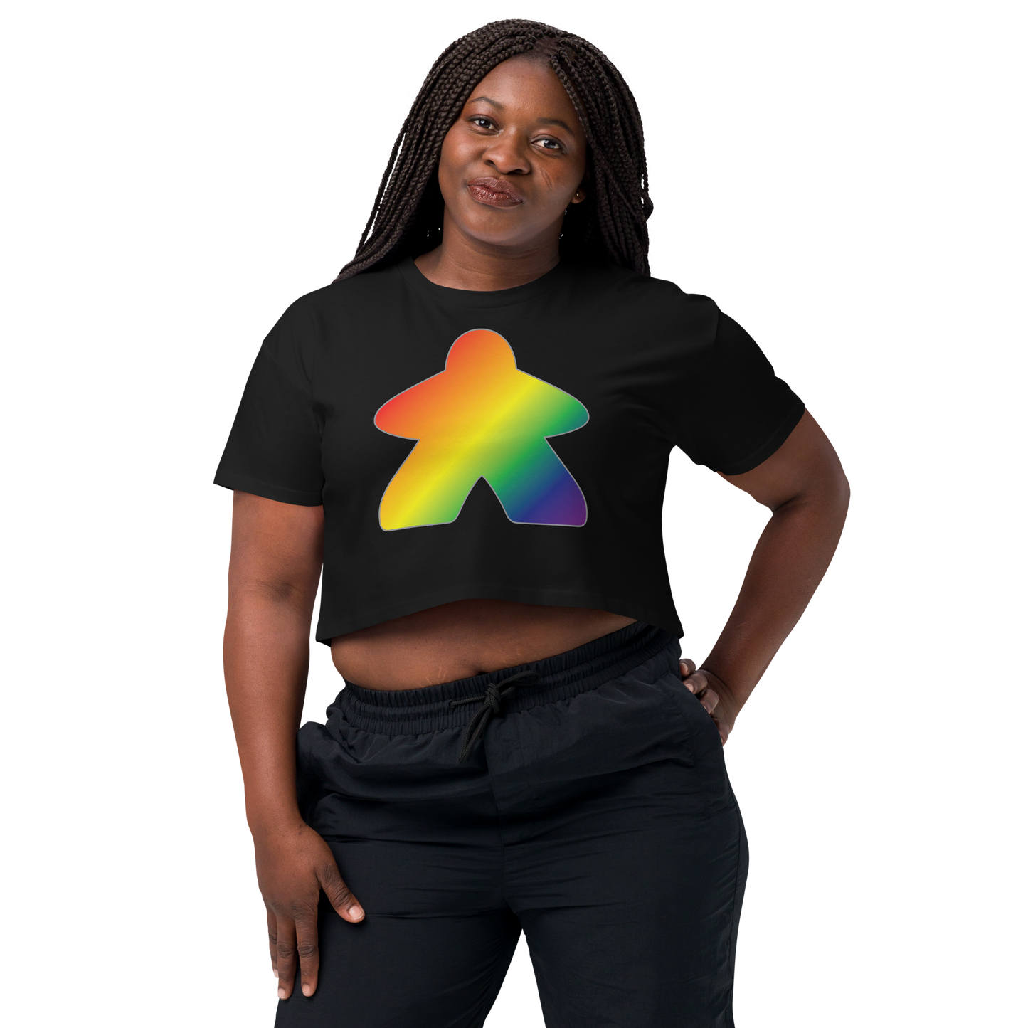 Queerple - Rainbow Pride Women’s crop top