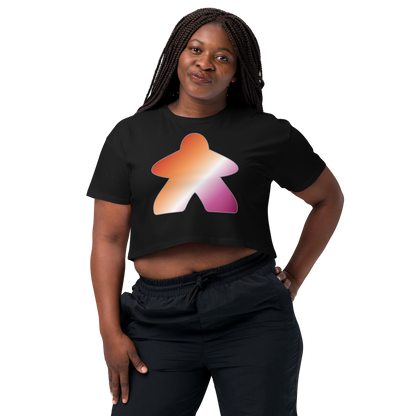 Queerple - Lesbian Pride Women’s crop top