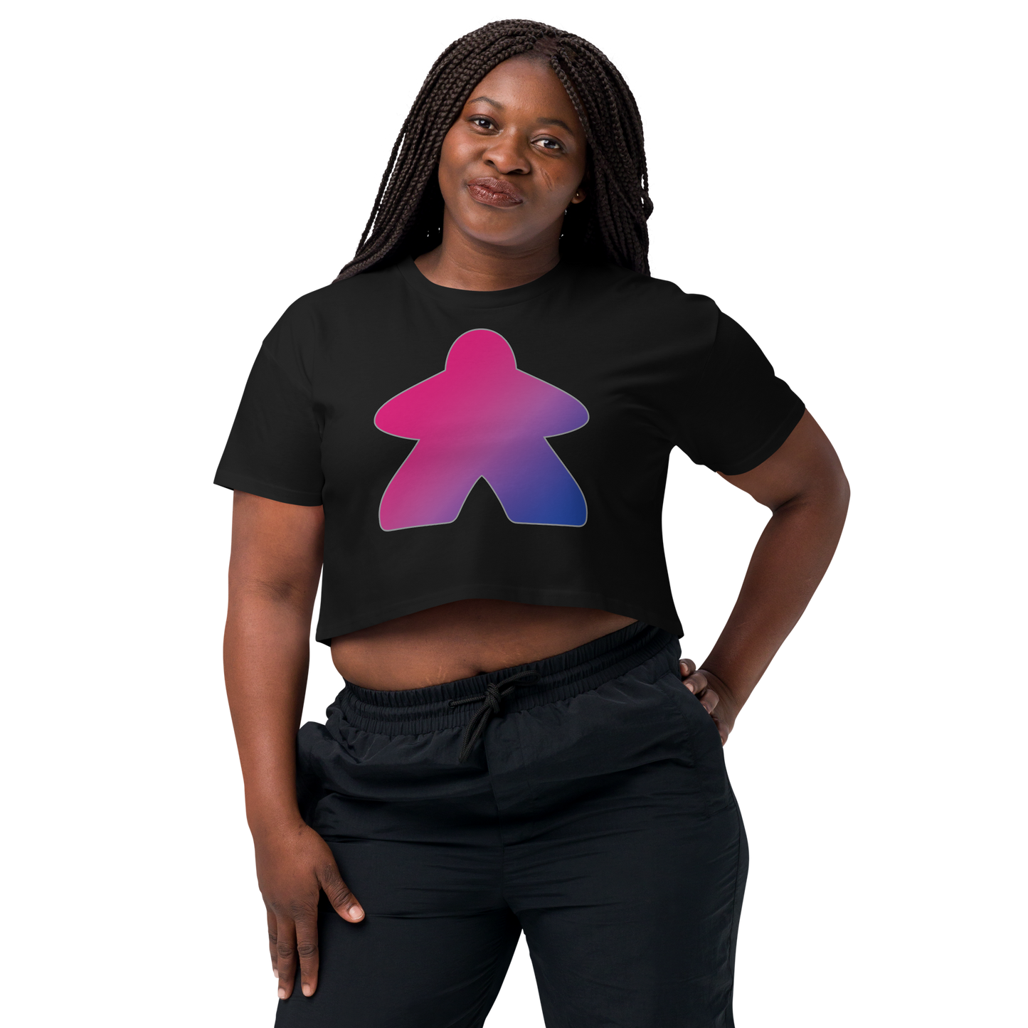 Queerple - Bisexual Pride Women’s crop top