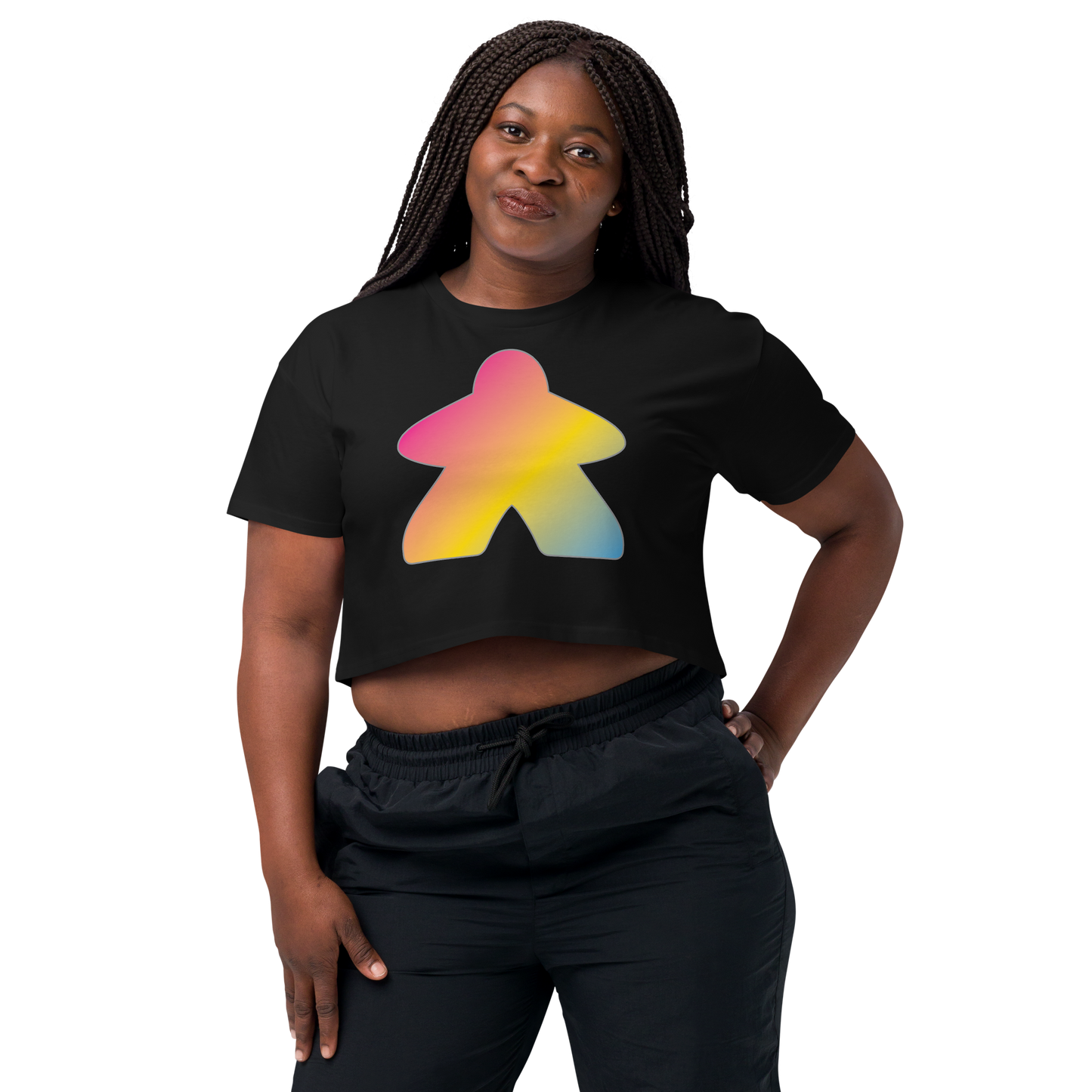 Queerple - Pansexual Pride Women’s crop top