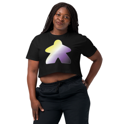 Queerple - Non-binary Pride Women’s crop top