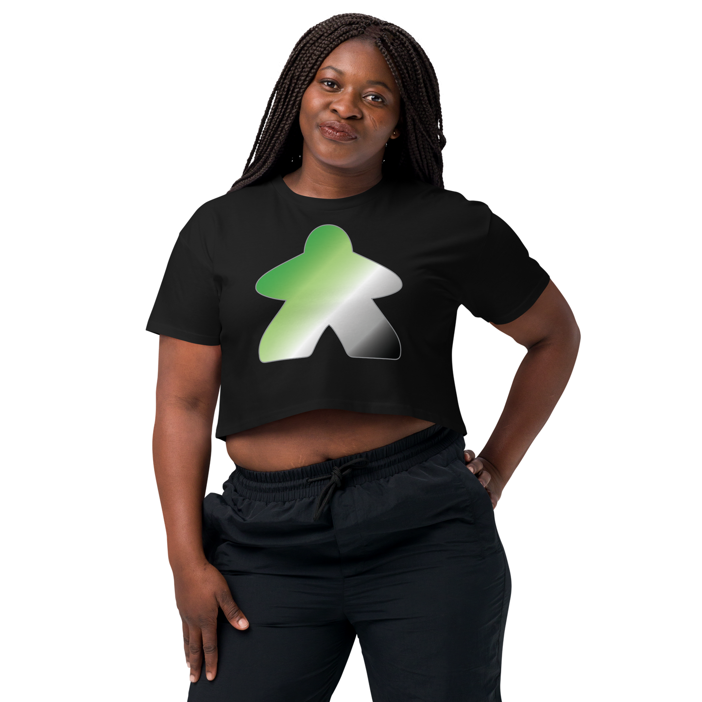 Queerple - Aromantic Pride Women’s crop top