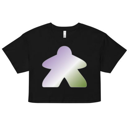 Queerple - Genderqueer Pride Women’s crop top