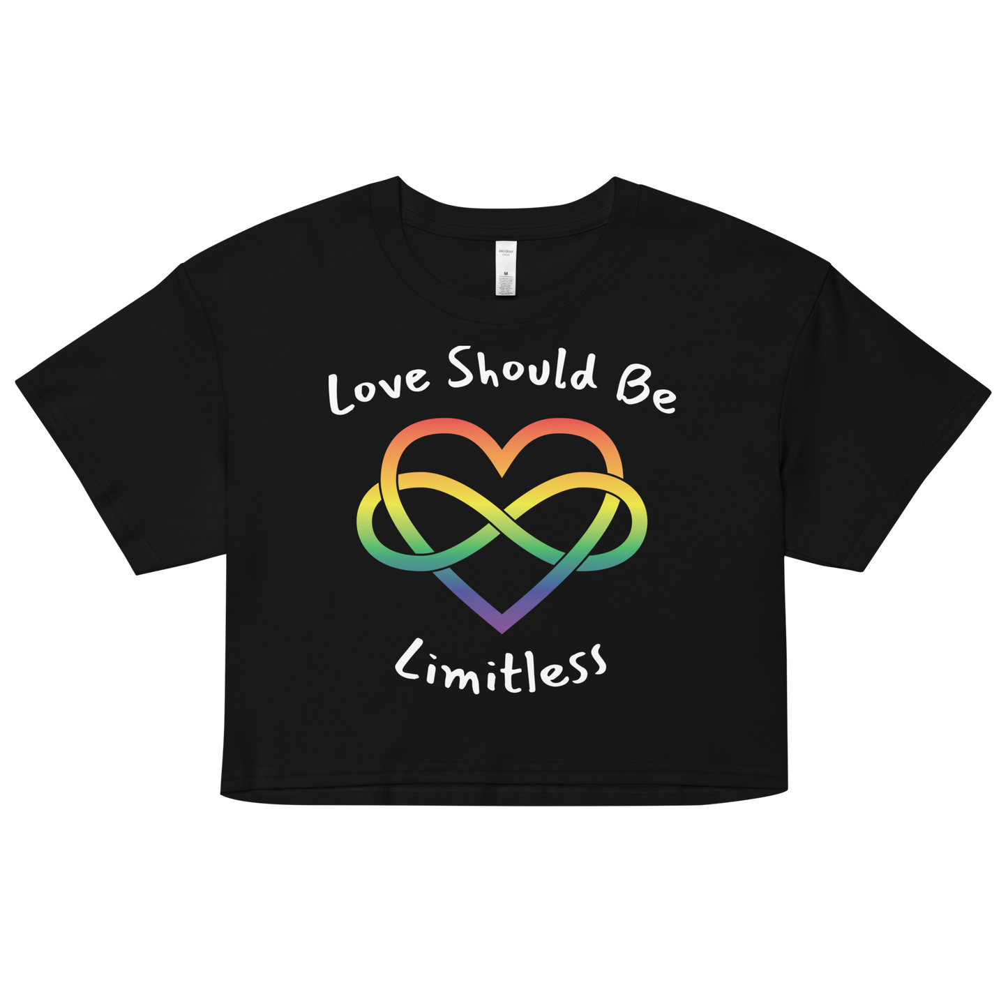 Love Should Be Limitless Women’s crop top