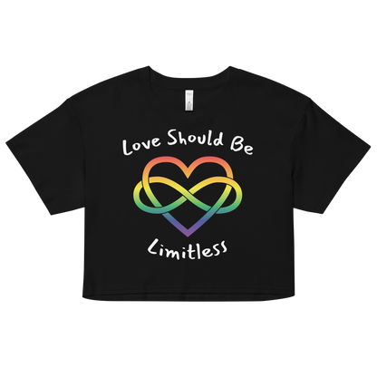 Love Should Be Limitless Women’s crop top