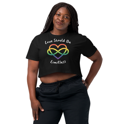 Love Should Be Limitless Women’s crop top