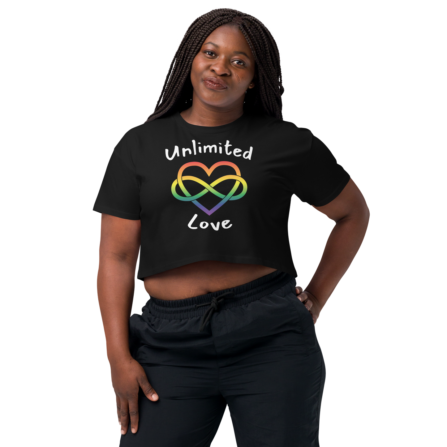 Unlimited Love Women’s crop top