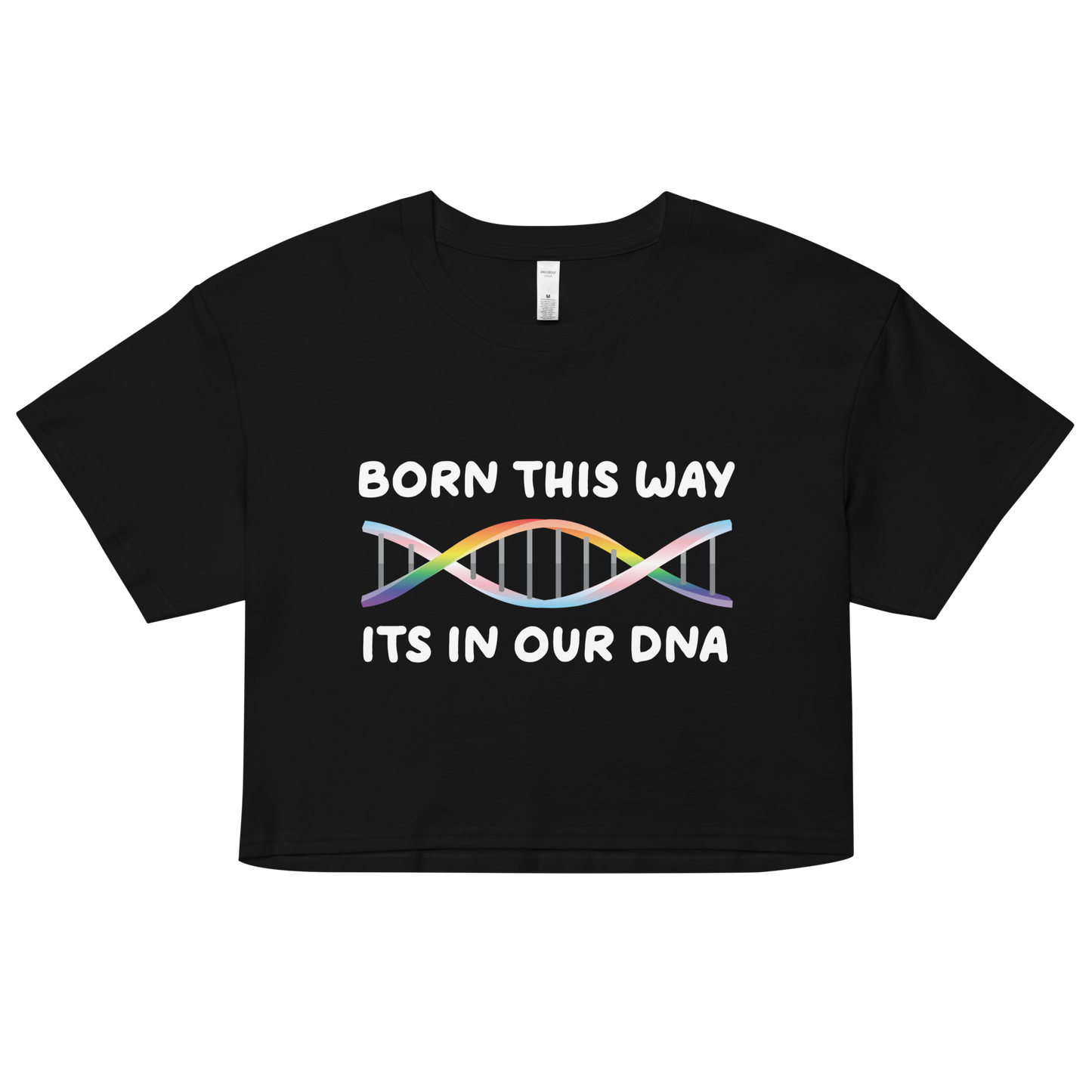 Born This Way - Rainbow/Trans Women’s crop top