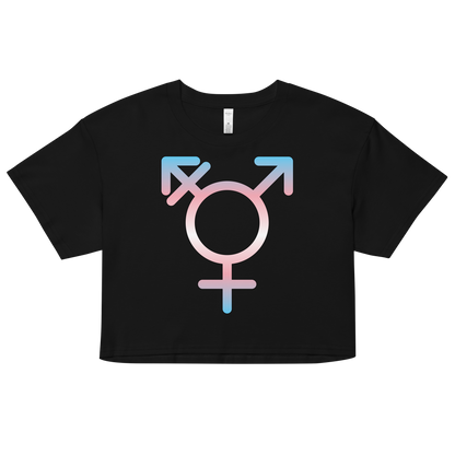 Transgender Symbol - Trans Pride Women’s crop top