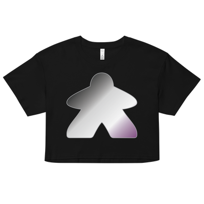 Queerple - Asexual/Demisexual Pride Women’s crop top