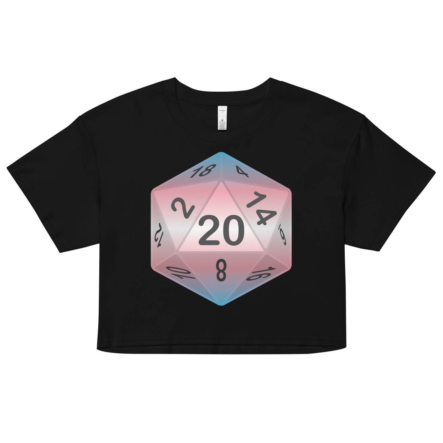 Pride Dice - Transgender Women’s crop top