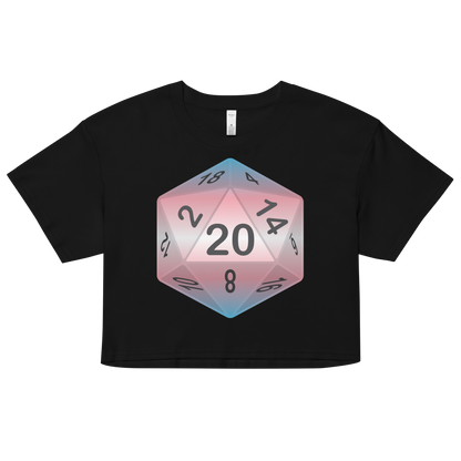 Pride Dice - Transgender Women’s crop top