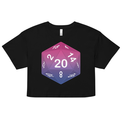 Pride Dice - Bisexual Women’s crop top