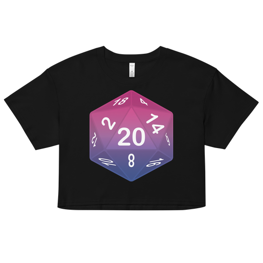 Pride Dice - Bisexual Women’s crop top