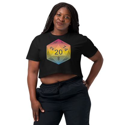 Pride Dice - Pansexual Women’s crop top