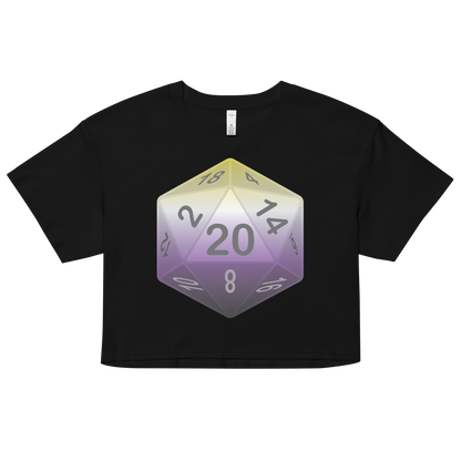 Pride Dice - Non-binary Women’s crop top