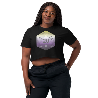 Pride Dice - Non-binary Women’s crop top