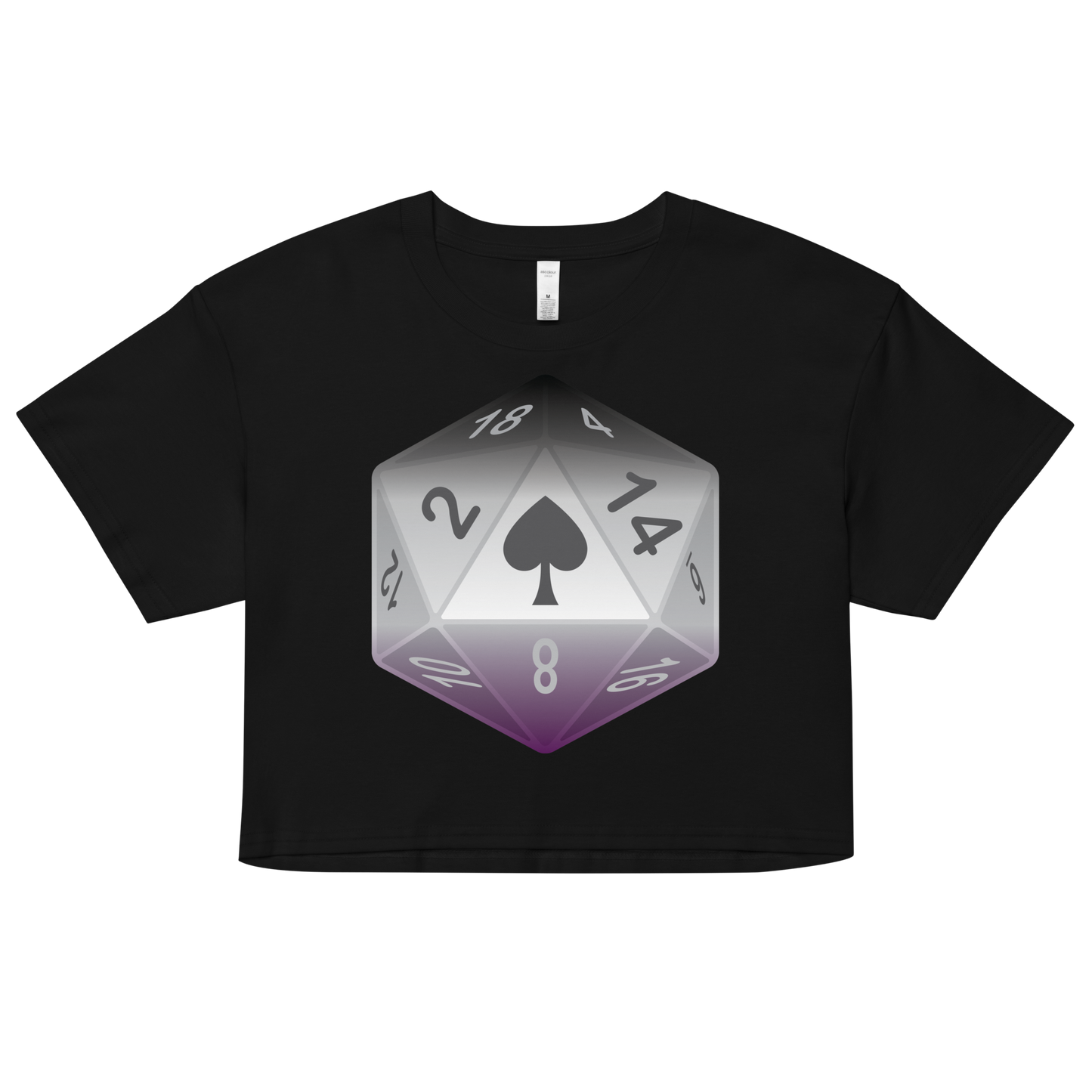 Pride Dice - Asexual Women’s crop top