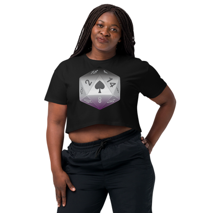 Pride Dice - Asexual Women’s crop top