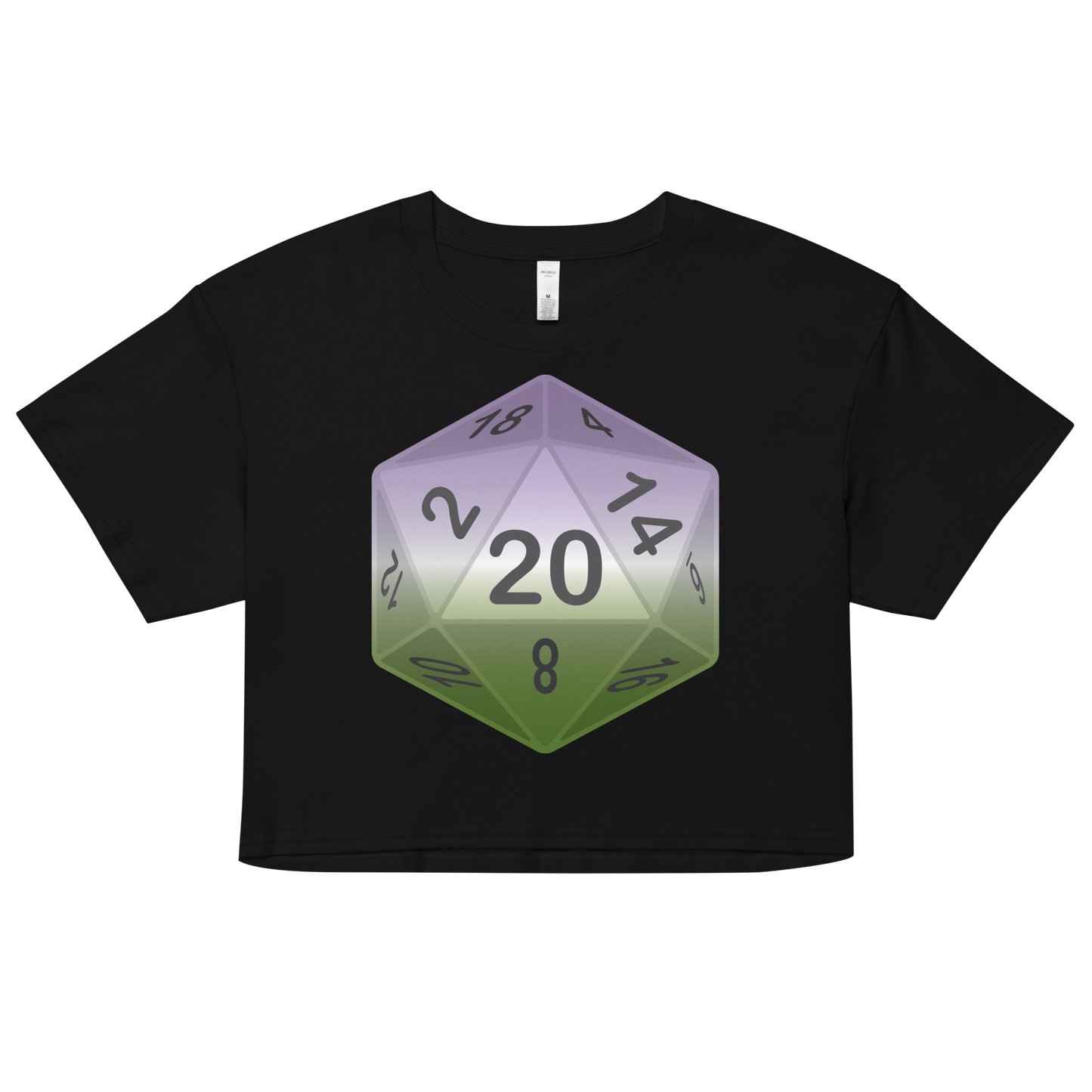 Pride Dice - Genderqueer Women’s crop top