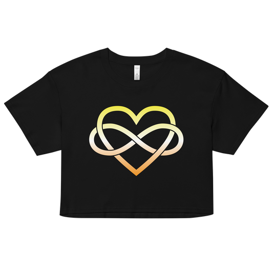 Polyamory Infinity Heart - Maverique Women’s crop top