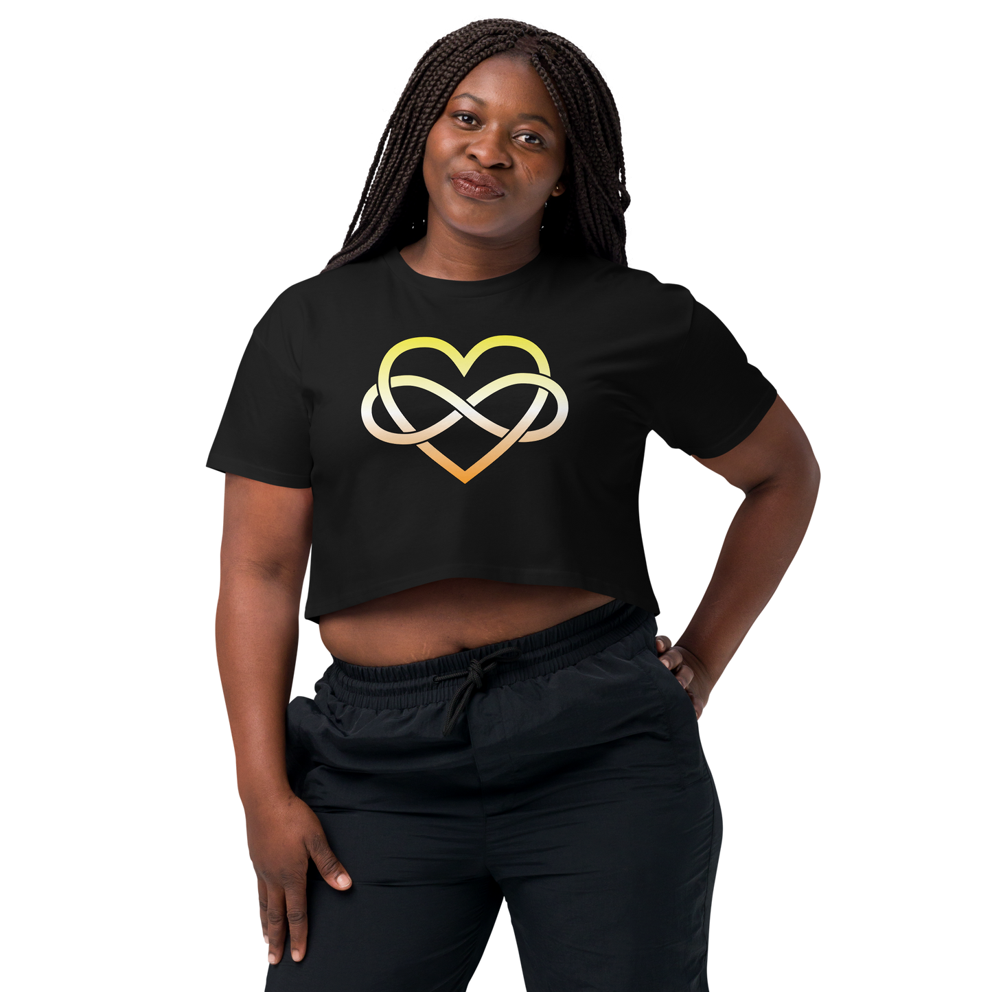 Polyamory Infinity Heart - Maverique Women’s crop top