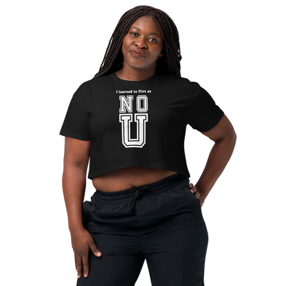 NO U Women’s crop top