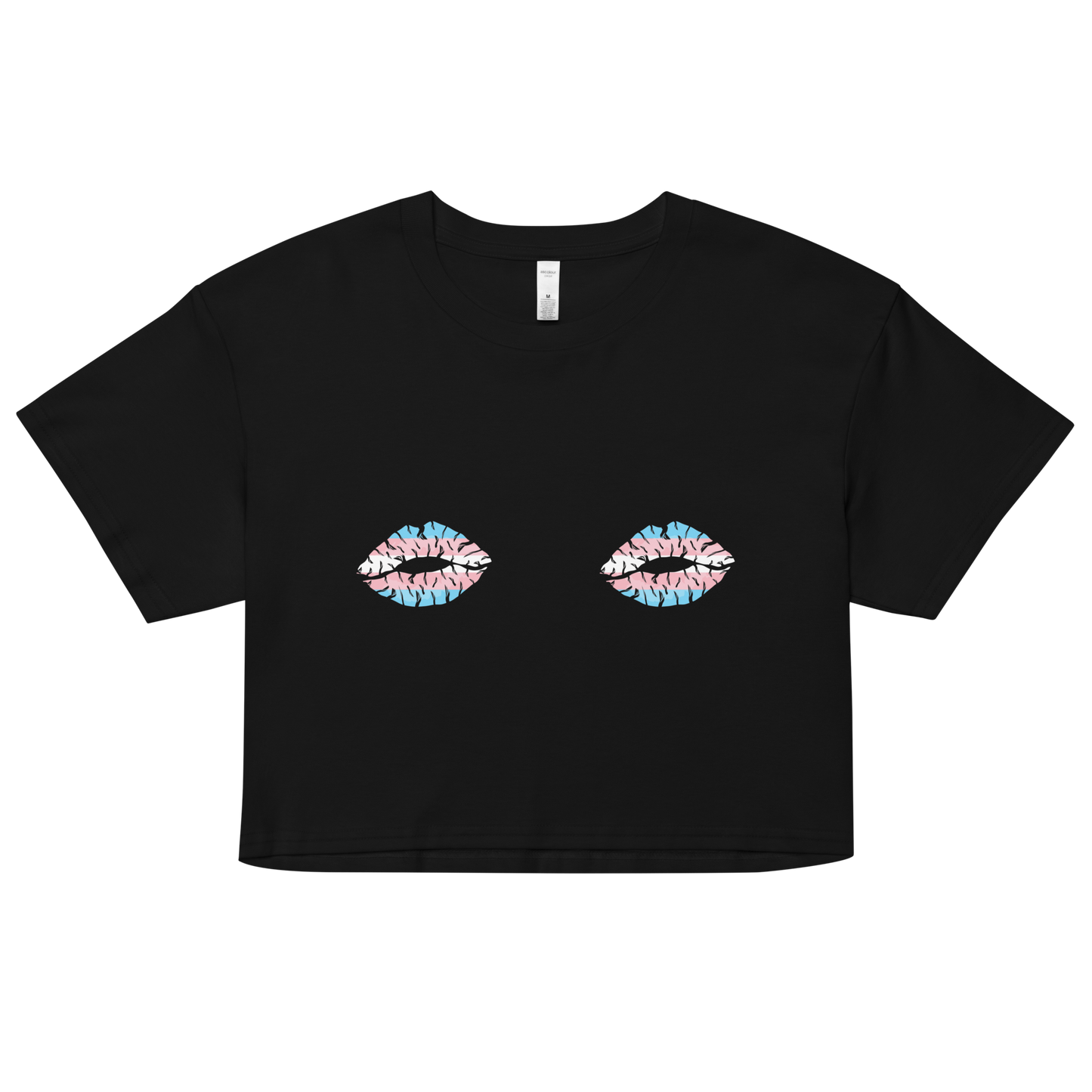 Trans Boob Kisses Women’s crop top