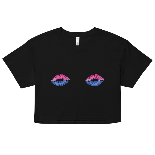 Bi Boob Kisses Women’s crop top