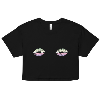 Genderfae Boob Kisses Women’s crop top