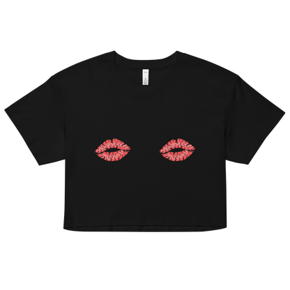 Boob Kisses Women’s crop top