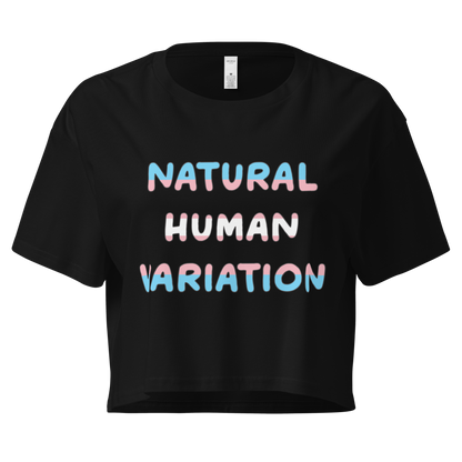 Natural Human Variation Women’s crop top