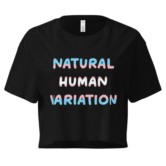 Natural Human Variation Women’s crop top