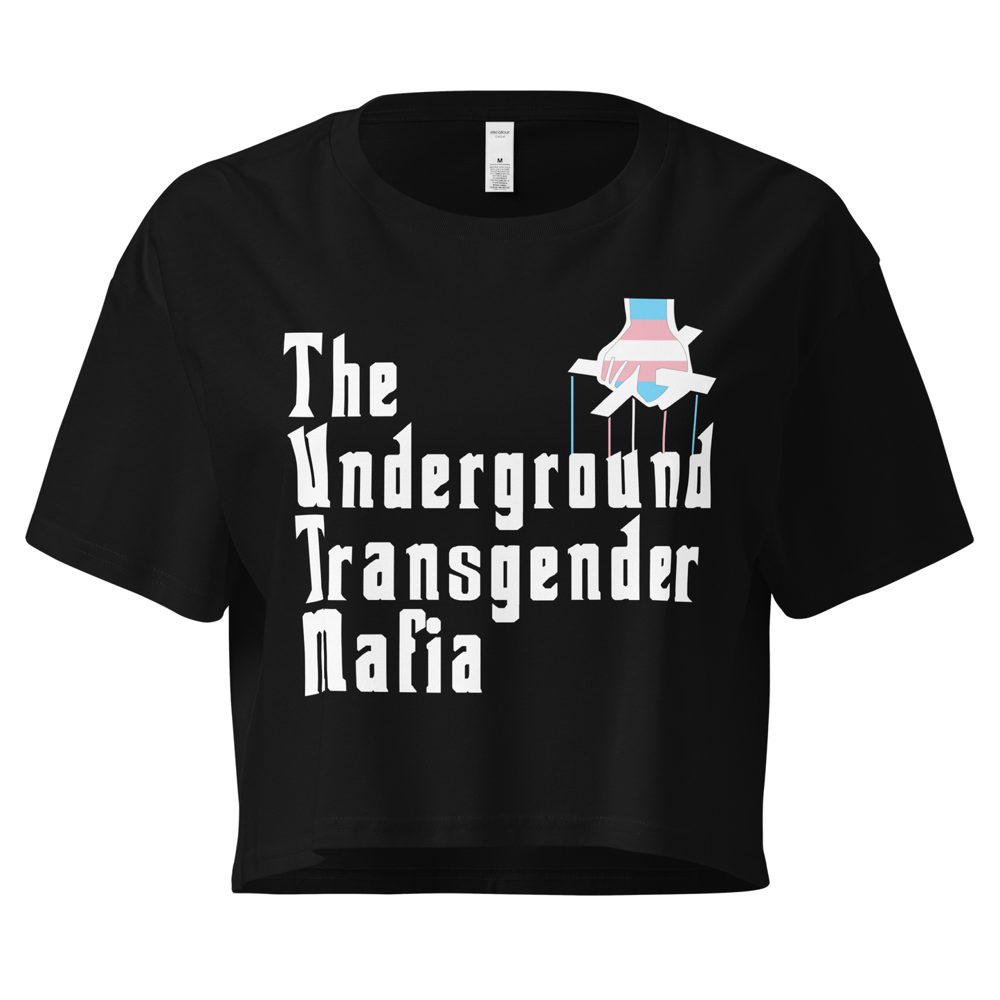 Underground Transgender Mafia Women’s crop top