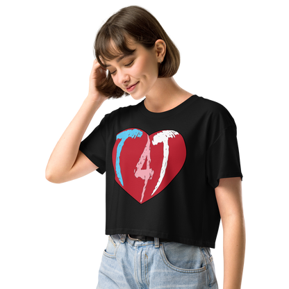 T4T Heart Women’s crop top