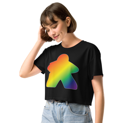 Queerple - Rainbow Pride Women’s crop top