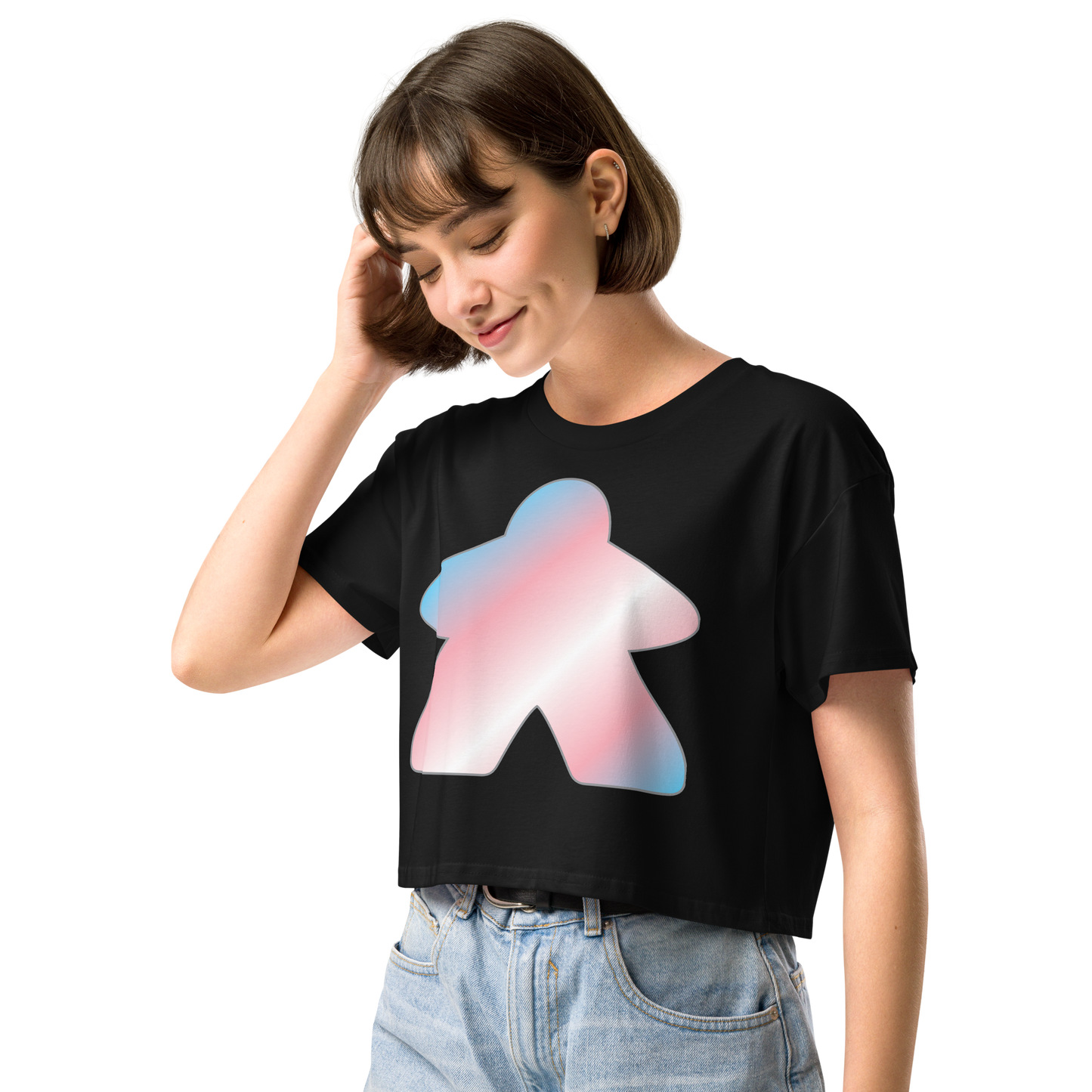 Queerple - Transgender Pride Women’s crop top