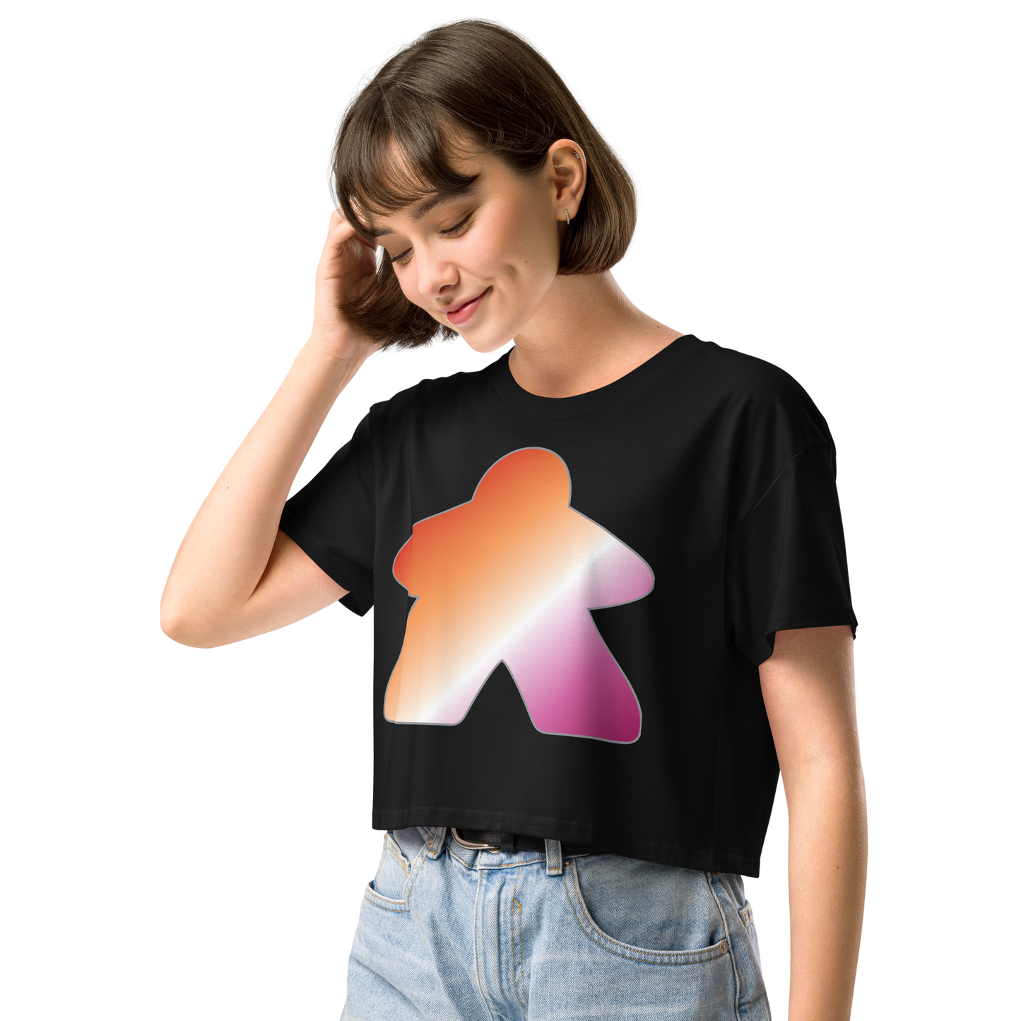 Queerple - Lesbian Pride Women’s crop top