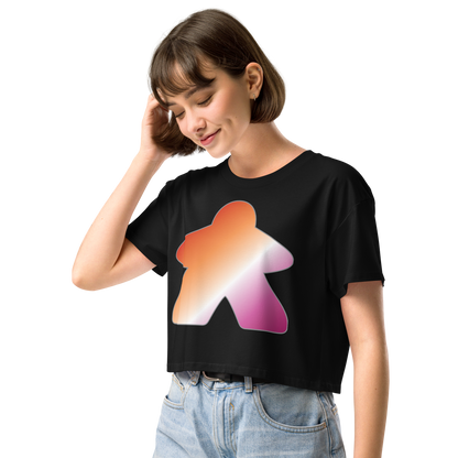 Queerple - Lesbian Pride Women’s crop top