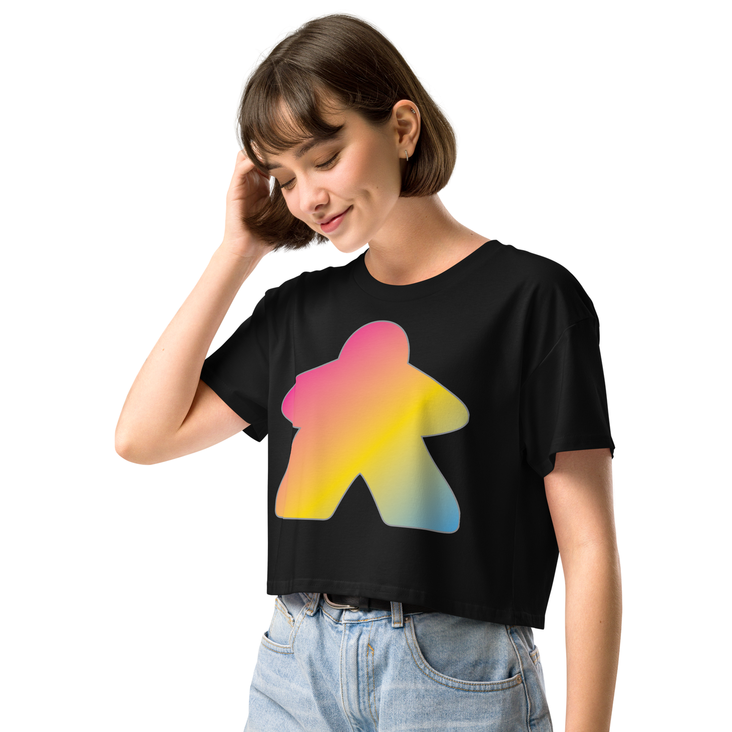 Queerple - Pansexual Pride Women’s crop top