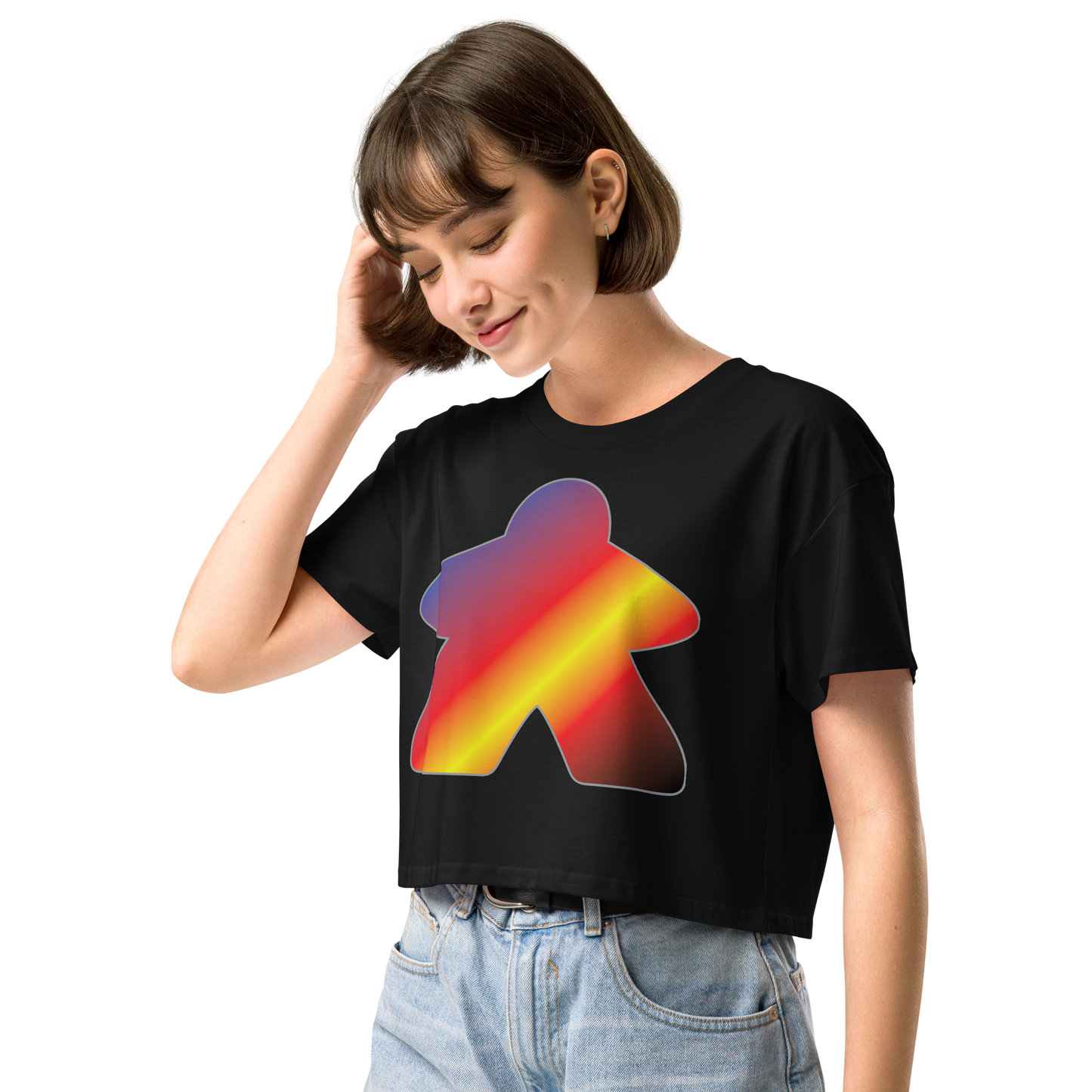 Queerple - Polyamory Pride Women’s crop top