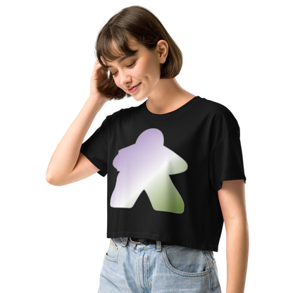 Queerple - Genderqueer Pride Women’s crop top