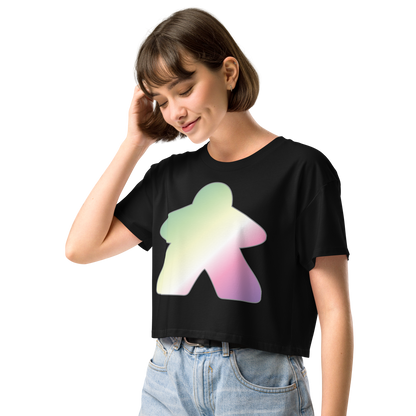 Queerple - Genderfae Pride Women’s crop top