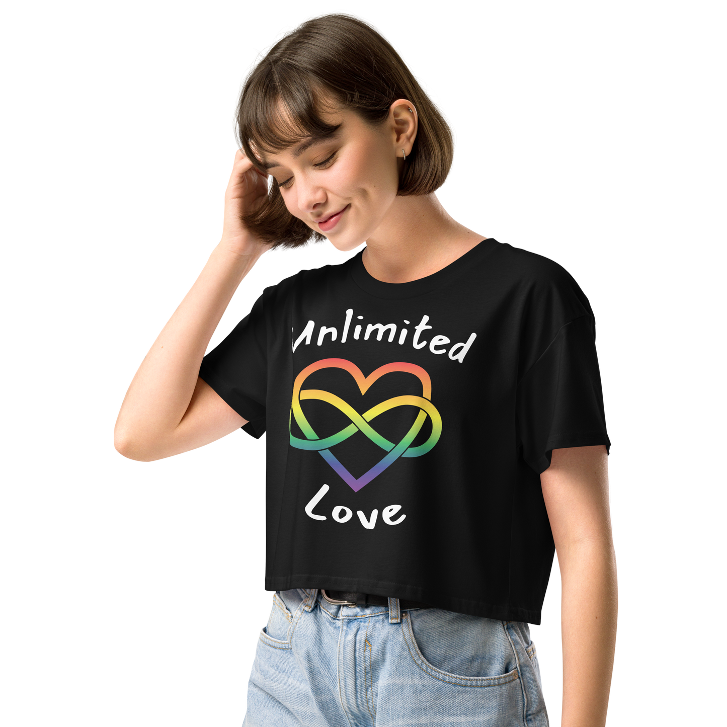 Unlimited Love Women’s crop top